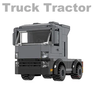 MOC City Road Street Working Vehicle Truck Tractor Pallet Building Blocks Bricks - Picture 1 of 18