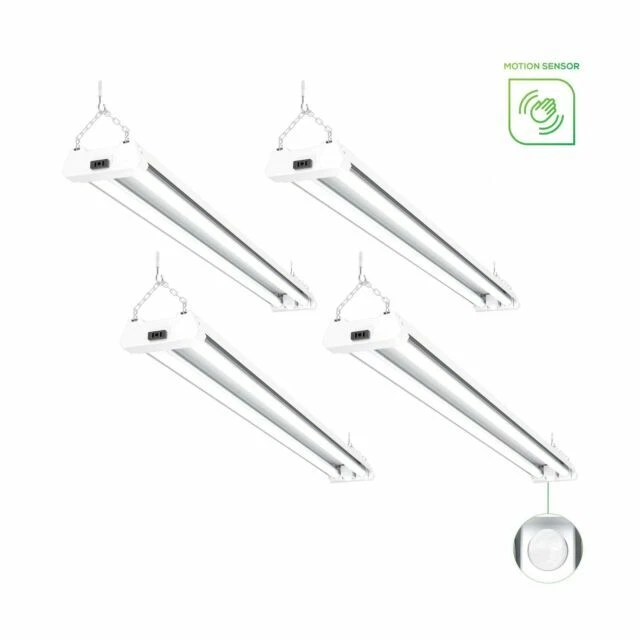 Sunco Lighting SCMSHOP4PK 40W 5000K Daylight 120V LED Utility Shop Light