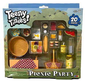 Mini juego de comida Teeny Tinies Teeny Picnic Fiesta juguete muñeca/casa de muñecas miniaturas - Imagen 1 de 3
