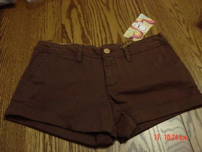 Junior Womens V Notch Shorts by OP Size 9 - Image 1 of 2