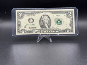 💎 2013 $2 Bill L18226312A • Crisp Jefferson Note • San Francisco L12 - Picture 1 of 2