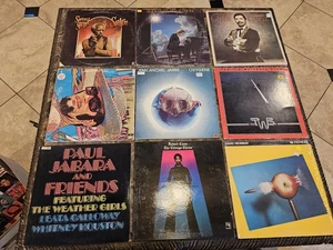 9 VINTAGE VINYL RECORD ALBUM LOT MOTOWN JAZZ SOUL FUNK Stitt Jarre Pratt Newman - Picture 1 of 10