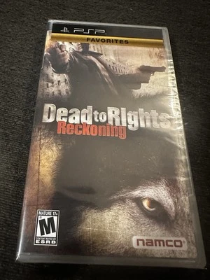 Dead to Rights Reckoning (Sony PSP, 2005) New Factory Sealed Black Label Namco - Image 1 of 2