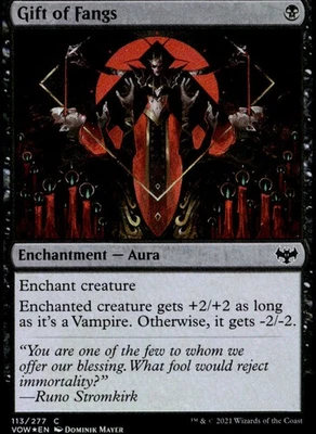 Innistrad: Crimson Vow #113 Gift of Fangs - Image 1 of 2