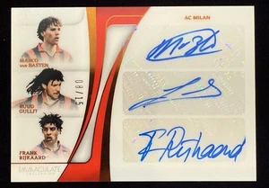 Fútbol Inmaculado 2024-25 Marco Van Basten Ruud Gullit Frank Rijkaard Automático 8/15 - Imagen 1 de 2