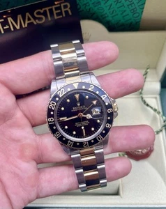 Rolex GMT Master Steel And Gold Model- 16753 40mm - Picture 1 of 8