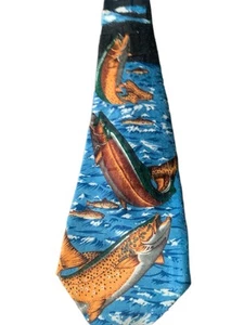 Corbata para hombre usada para pesca diaria lubina corbata para el cuello naturaleza - Imagen 1 de 7