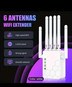 1200Mbps WiFi Repeater, Dual Band 2.4G &5G Wireless Range Extender, Signal Booster - Bild 1 von 8