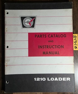 Cockshutt 1210 Loader Owner's Operator's & Parts Manual 432 521 3/67 - Picture 1 of 19
