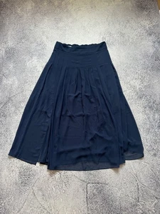 Peserico by Brunello Cucinelli Blue Skirt Size 48 - Picture 1 of 13