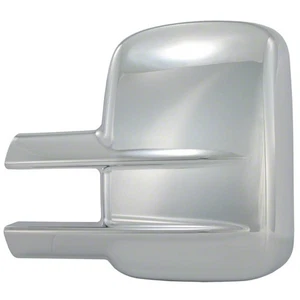 New Pair of Chrome Door Mirror Covers for 07-13 Silverado/Sierra Towing Mirrors - Picture 1 of 1
