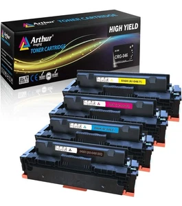 Arthur Imaging Color Toner Replacement For Canon Printers Cyan Black Magenta Yel - Picture 1 of 5
