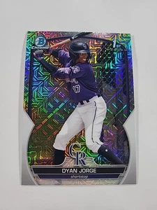 2023 Bowman #BCP-22 Dyan Jorge Chrome Prospects Mojo Refractors - Picture 1 of 2