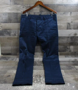 DSQUARED2 Pantalones Para Hombres 50 Azul Marino Algodón Elástico Chino Vestido Pantalones S71KA0881 - Imagen 1 de 16