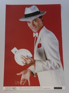 Póster firmado por Wladimir Mikek (Yugoslavia) de Las Manos Mágicas Alemania septiembre 1990 - Imagen 1 de 1