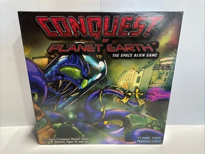 Conquest of Planet Earth Space Alien Game w/Expansion  Apocalypse Flying Frog - Image 1 of 4
