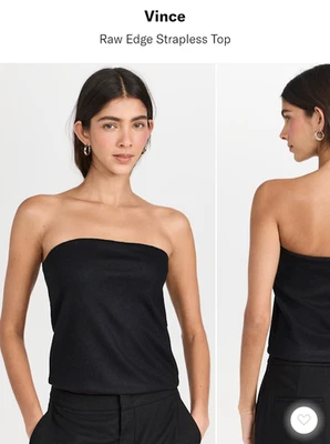 Top sin tirantes Vince Raw Edge Foto 1 de 4