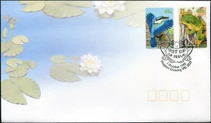 1999 Australia Small Pond Set Of 2 S/A Stamps First Day Cover, Very Good Cond - Bild 1 von 1