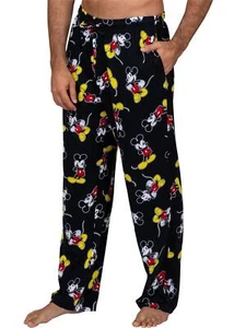 Pantalones de Pijama Clásicos Disney Mickey Mouse Unisex Talla S - 5XL Con Bolsillos - Imagen 1 de 2
