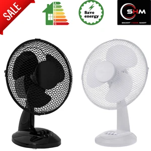 16" Inche Zimmer Schreibtisch Ventilator oszillierend Home Office Kühlung elektrisch schnell 3 Geschwindigkeiten - Bild 1 von 20