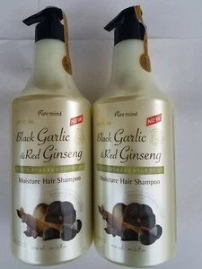 2 champú para cabello hidratante mente pura con ajo negro y ginseng rojo 50,72 fl oz Corea - Imagen 1 de 3