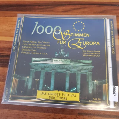VARIOUS : 1000 Stimmen Für Europa    > VG+ (2CD) - Bild 1 von 3