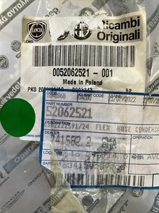 GENUINE NEW FIAT 500 ABARTH 595 AC AIR CON PIPE HOSE 52062521 2016 - 2024 - Picture 1 of 10