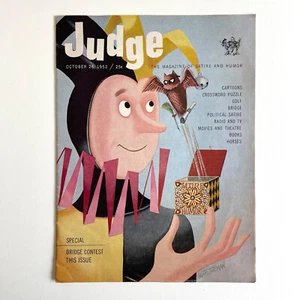 1953 Judge Magazine • Volume 1 / No. 1 Issue • Satire And Humor Weekly - Picture 1 of 6