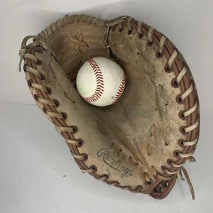 Vintage Rawlings FJ42 Bill White 11" First Base Hinged Baseball Glove Mitt RHT - Picture 1 of 15