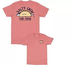 Neu Salty Crew Baja Fresh Los Cabos Premium Herren S/S rot T-Shirt RSLT-40 - Bild 1 von 2