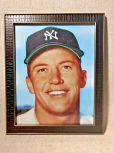 Mickey Mantle 8x10 Glass Framed Color Photo Print New York Yankees (2) - Picture 1 of 2