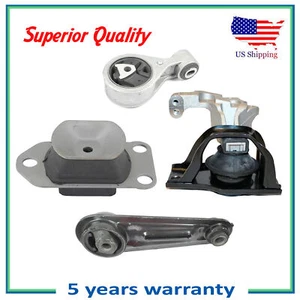 Motor & Trans Mount For 2007-2012 Nissan Sentra 2.5L Set 4 7352 4352 4351 7370 - Picture 1 of 11