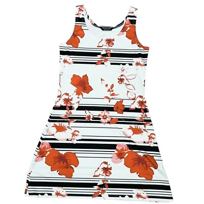 Vestido Tango Mango Poinsettia Rayas Sin Mangas Ligero Pullover M Nuevo sin Etiquetas Foto 1 de 4