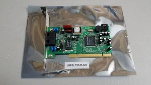 U.S. Robotics USR263094-OEM 56k v.90 Soft FCC PCI Voice Fax Modem - Picture 1 of 3