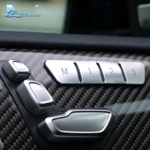 Mercedes Classe E C207 CLA W117 Coprisedili cromati controllo regolazione pulsante rifinitura - Foto 1 di 3