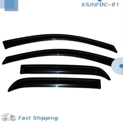 Visera de ventana de canal de salida 4 piezas para GMC Acadia 2007-2016 Saturn Outlook 2007-2010 Foto 1 de 4