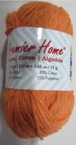 PREMIER HOME, 85% ALGODÓN 15% POLIÉSTER LOTE DE 3... ZANAHORIA - Imagen 1 de 1