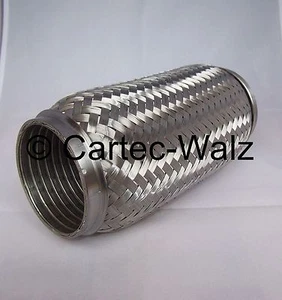 Tuyau Flexible Échappement Raccord de Avec Tube Ondulé Interne 70 X 200 MM Inox - Foto 1 di 1