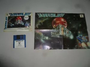 JUEGO DE COMPUTADORA AMIGA PC QUADRALIEN CON MANUAL DE COLECCIÓN SOFTWARE LOGOTRON 1988 ESPACIO - Imagen 1 de 2