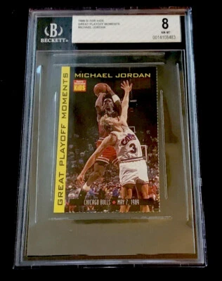 Michael Jordan Raro 1998 Sports Illustrated SI Para Niños GRAN POP 3 Jumbo BGS 8 Foto 1 de 2