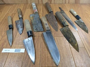 Cuchillo de cocina de chef japonés vintage Japón HOCHO BB789 DAÑADO ROTO - Imagen 1 de 18