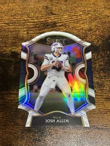 Josh Allen Concourse 2020 blanco Prizm troquelado Buffalo Bills Panini Select #22 - Imagen 1 de 2