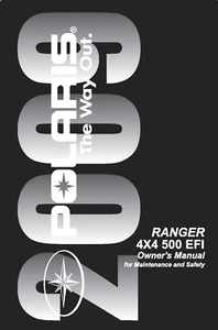 2009 Polaris Ranger 4x4 500 EFI Owners Manual: 128 Pages Coil Bound - Picture 1 of 2