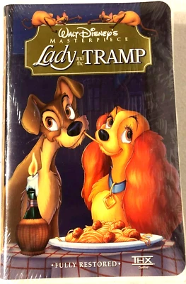 Lady And The Tramp Disney Masterpiece Edition Classic VHS #14673 - NEW & SEALED - Image 1 of 3
