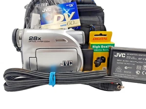 JVC GR-D347U MiniDV PAL Digital Video Camera Camcorder iLink Vintage Silver - Picture 1 of 24