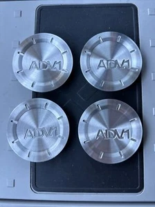 ADV1 Wheels Center Cap Brushed Aluminum clear O-Ring Size 76 MM Set Of 4 Pcs - Bild 1 von 11