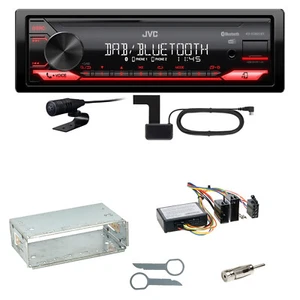 JVC KD-X282DBT Bluetooth Digitalradio Einbauset für Mercedes W210 ab 08/99 - Bild 1 von 1