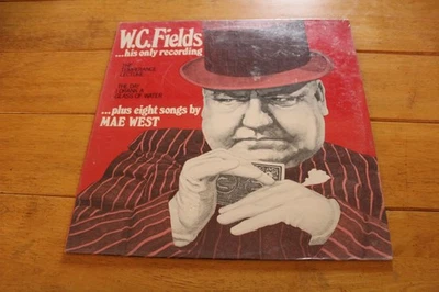 W.C. Fields виниловая пластинка его единственная запись + Мэй Уэст 8 песен комедия LP запечатанный - Изображение 1 из 2