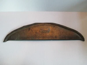 VTG ANTIQUE ORIGINAL FORD MODEL T BRASS TANK RADIATOR SHIELD SHELL TOP     D30 - Picture 1 of 7