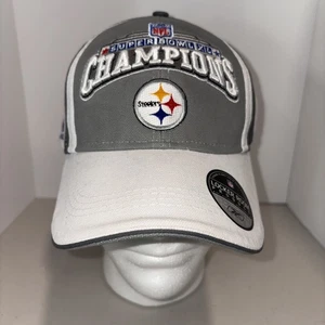 Pittsburgh Steelers Super Bowl XL Champions Men's Reebok NFL Locker Room Hat NWT - Picture 1 of 7